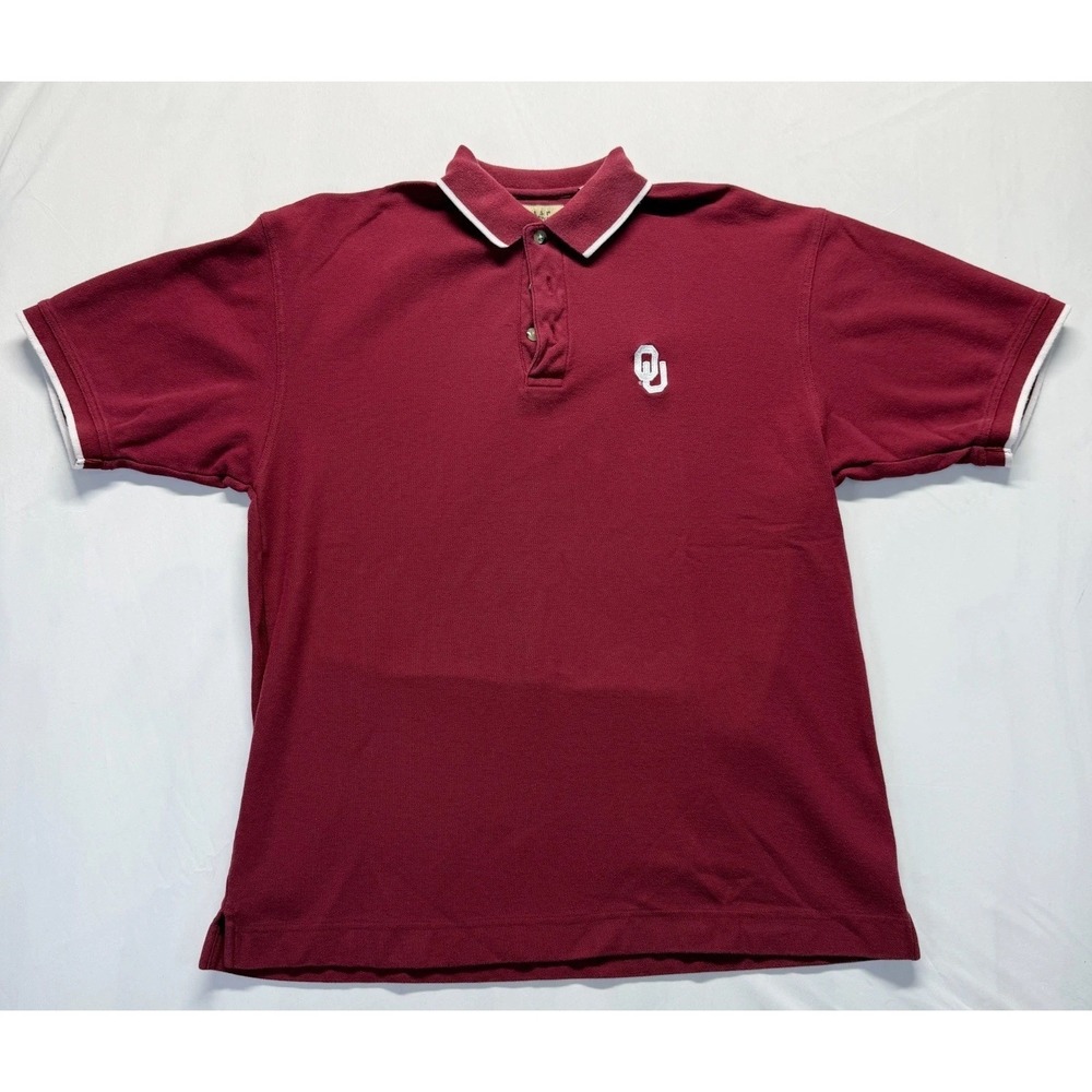 VTG Oklahoma Sooners Shirt Mens Large Maroon Vesi Sportswear Football NCAA